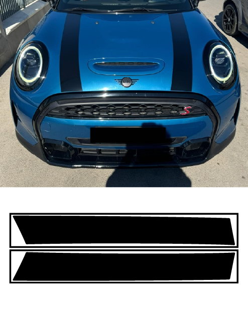 Kit Adesivi Fasce Cofano Sport per Mini Cooper | Cooper S | JCW