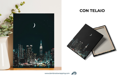 Tela / Quadro New York Luna