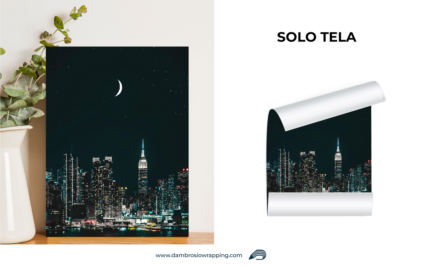 Tela / Quadro New York Luna