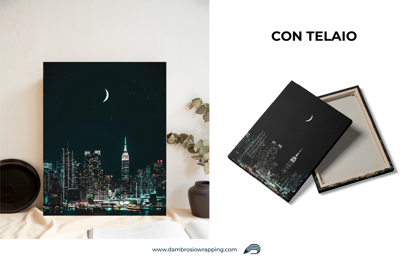 Tela / Quadro New York Luna