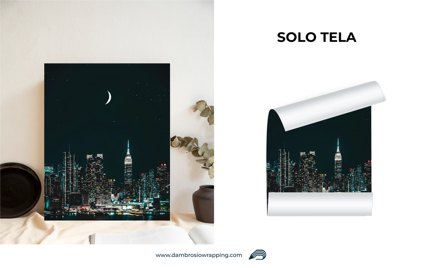 Tela / Quadro New York Luna