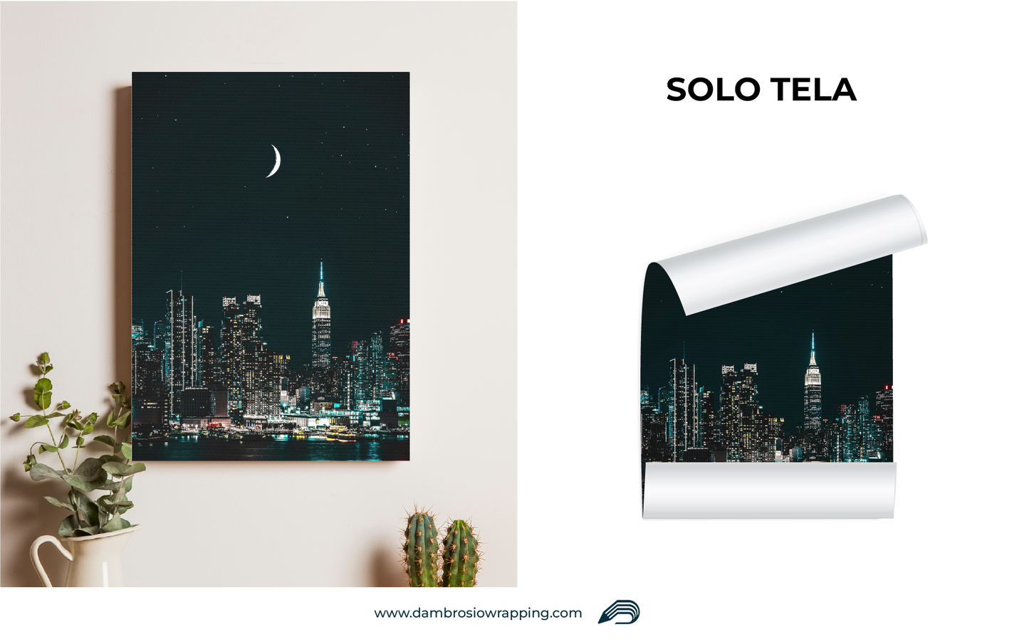 Tela / Quadro New York Luna