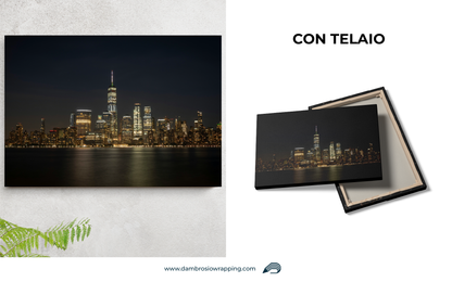 Tela / Quadro New York di Notte