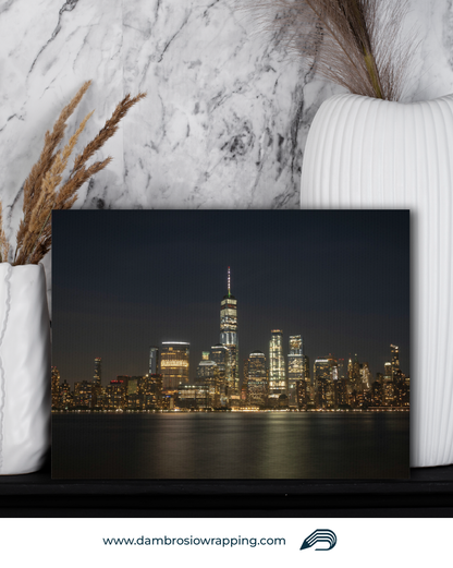 Tela / Quadro New York di Notte