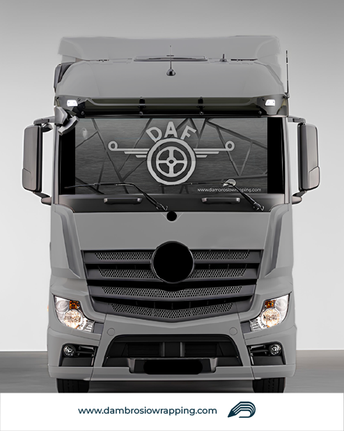 Blackout roller blind - DAF Old Time