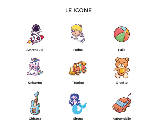 Kit 110 Adesivi Personalizzati per Materiale Scolastico