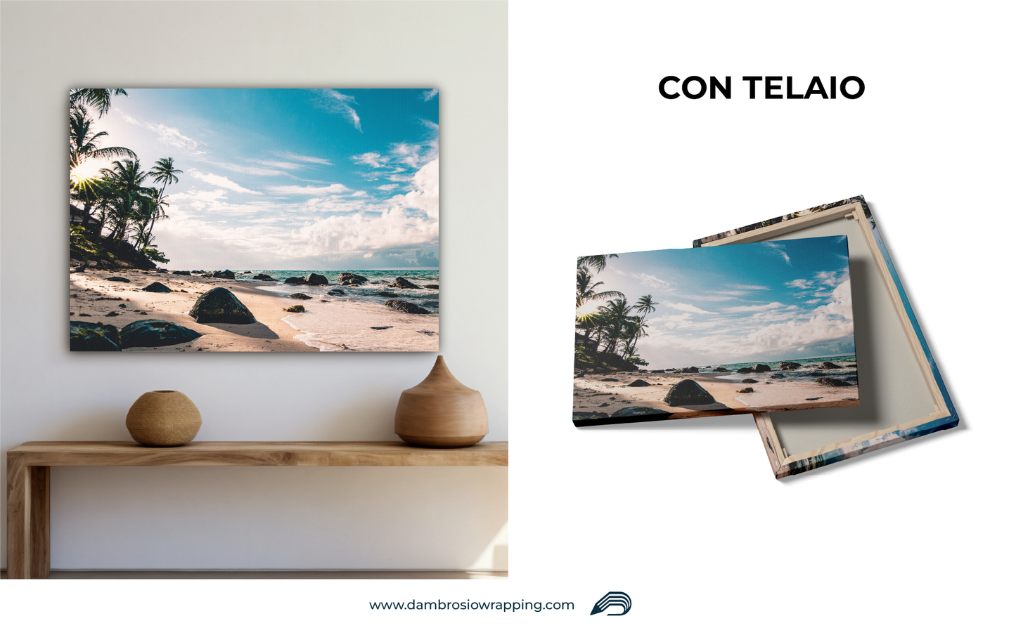 Tela / Quadro Spiaggia Esotica