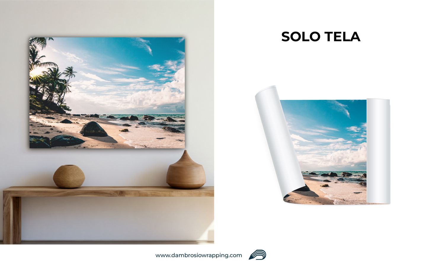 Tela / Quadro Spiaggia Esotica