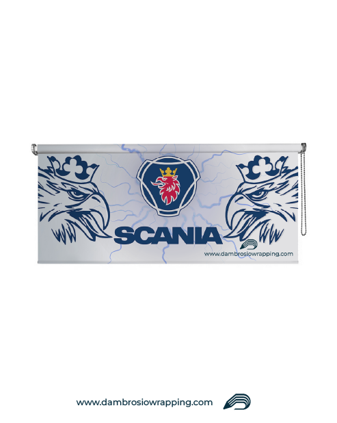 Tenda a rullo oscurante - SCANIA Tempesta Bianca