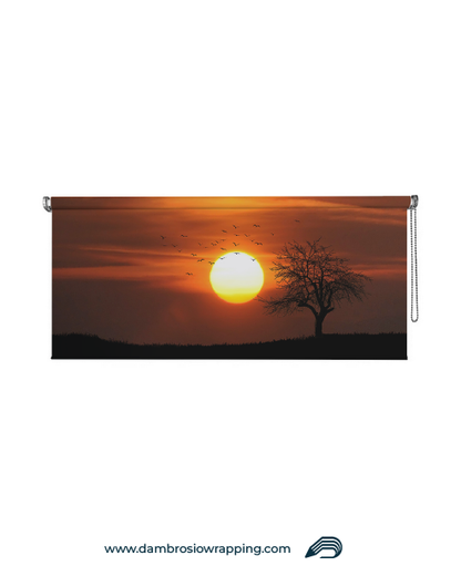 Tenda a rullo oscurante - Tramonto Africa