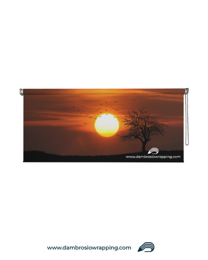 Tenda a rullo oscurante - Tramonto Africa