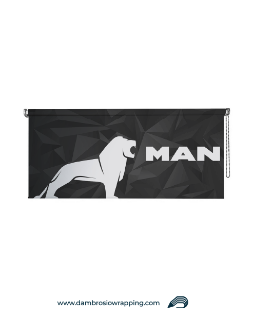 Tenda a rullo oscurante - MAN Triangoli Dinamici