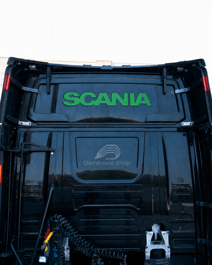 Adesivo Scritta "Scania" per Retro Cabina Posteriore Camion