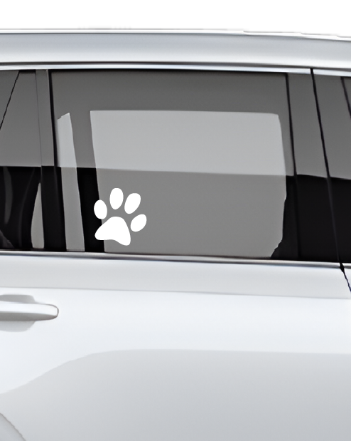 Adesivo impronta Zampa del cane